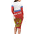 Personalized Russia Family Matching Long Sleeve Bodycon Dress and Hawaiian Shirt Coat Of Arms With Chamomile Flower