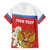 Personalized Russia Family Matching Short Sleeve Bodycon Dress and Hawaiian Shirt Coat Of Arms With Chamomile Flower