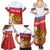 Personalized Russia Family Matching Summer Maxi Dress and Hawaiian Shirt Coat Of Arms With Chamomile Flower