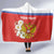 Personalized Russia Hooded Blanket Coat Of Arms With Chamomile Flower