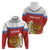 Personalized Russia Hoodie Coat Of Arms With Chamomile Flower