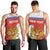 Personalized Russia Men Tank Top Coat Of Arms With Chamomile Flower