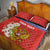 Personalized Russia Quilt Bed Set Coat Of Arms With Chamomile Flower