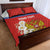 Personalized Russia Quilt Bed Set Coat Of Arms With Chamomile Flower