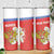 Personalized Russia Skinny Tumbler Coat Of Arms With Chamomile Flower