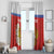 Personalized Russia Window Curtain Coat Of Arms With Chamomile Flower