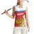 Personalized Russia Women Sleeveless Polo Shirt Coat Of Arms With Chamomile Flower