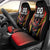 Custom Belgium Football Car Seat Cover Les Diables rouges Devil Mascot