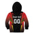 Custom Belgium Football Kid Hoodie Les Diables rouges Devil Mascot