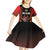 Custom Belgium Football Kid Short Sleeve Dress Les Diables rouges Devil Mascot