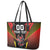 Custom Belgium Football Leather Tote Bag Les Diables rouges Devil Mascot