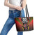 Custom Belgium Football Leather Tote Bag Les Diables rouges Devil Mascot