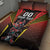 Custom Belgium Football Quilt Bed Set Les Diables rouges Devil Mascot