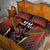 Custom Belgium Football Quilt Bed Set Les Diables rouges Devil Mascot