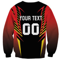 Custom Belgium Football Sweatshirt Les Diables rouges Devil Mascot