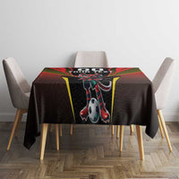 Custom Belgium Football Tablecloth Les Diables rouges Devil Mascot