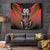 Custom Belgium Football Tapestry Les Diables rouges Devil Mascot