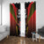 Custom Belgium Football Window Curtain Les Diables rouges Devil Mascot