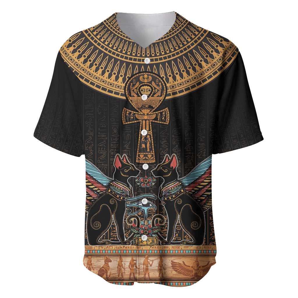 Ankh Egypt Baseball Jersey Ankh Egyptian Hieroglyphs Alphabet