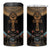 Ankh Egypt 4 in 1 Can Cooler Tumbler Ankh Egyptian Hieroglyphs Alphabet