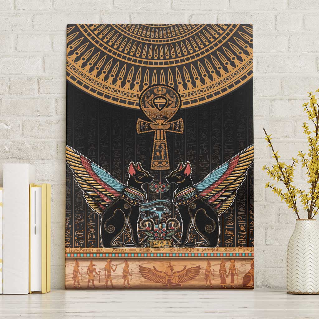 Ankh Egypt Canvas Wall Art Ankh Egyptian Hieroglyphs Alphabet