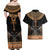 Ankh Egypt Couples Matching Off Shoulder Maxi Dress and Hawaiian Shirt Ankh Egyptian Hieroglyphs Alphabet