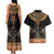 Ankh Egypt Couples Matching Tank Maxi Dress and Hawaiian Shirt Ankh Egyptian Hieroglyphs Alphabet