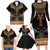 Ankh Egypt Family Matching Long Sleeve Bodycon Dress and Hawaiian Shirt Ankh Egyptian Hieroglyphs Alphabet