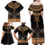 Ankh Egypt Family Matching Off Shoulder Maxi Dress and Hawaiian Shirt Ankh Egyptian Hieroglyphs Alphabet