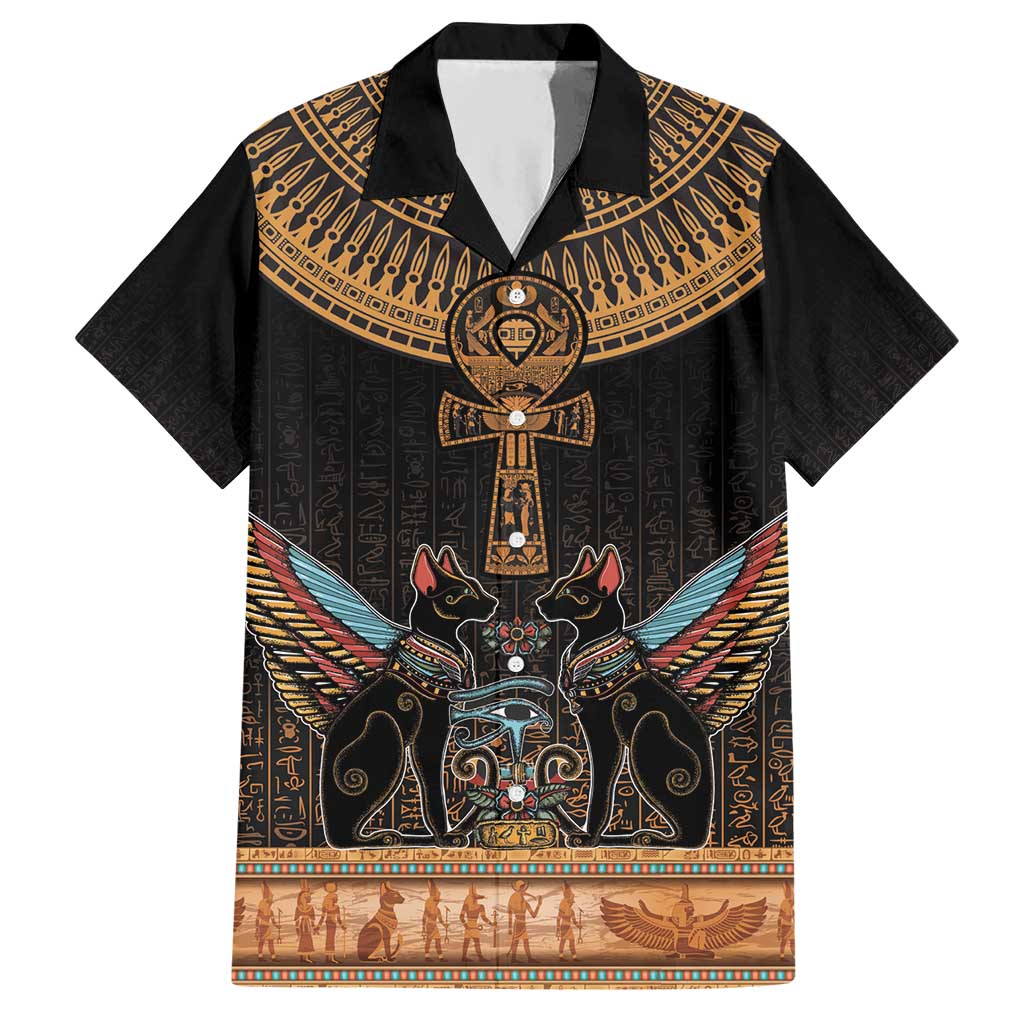 Ankh Egypt Hawaiian Shirt Ankh Egyptian Hieroglyphs Alphabet