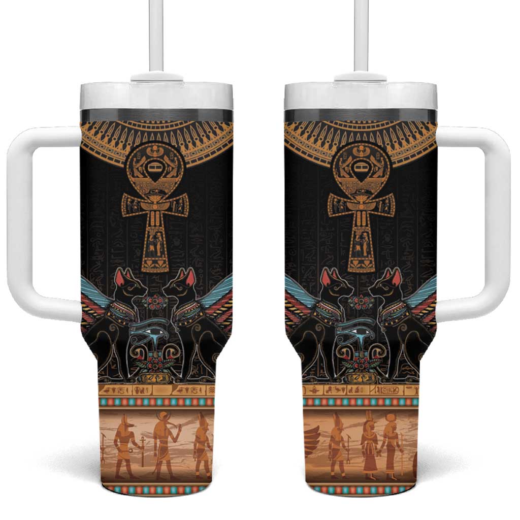 Ankh Egypt Tumbler With Handle Ankh Egyptian Hieroglyphs Alphabet