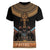 Ankh Egypt Women V-Neck T-Shirt Ankh Egyptian Hieroglyphs Alphabet