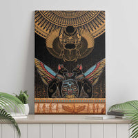 The Scarab Beetle Canvas Wall Art Egyptian Hieroglyphs Alphabet