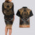 The Scarab Beetle Couples Matching Long Sleeve Bodycon Dress and Hawaiian Shirt Egyptian Hieroglyphs Alphabet