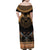 The Scarab Beetle Family Matching Off Shoulder Maxi Dress and Hawaiian Shirt Egyptian Hieroglyphs Alphabet