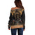 The Scarab Beetle Off Shoulder Sweater Egyptian Hieroglyphs Alphabet