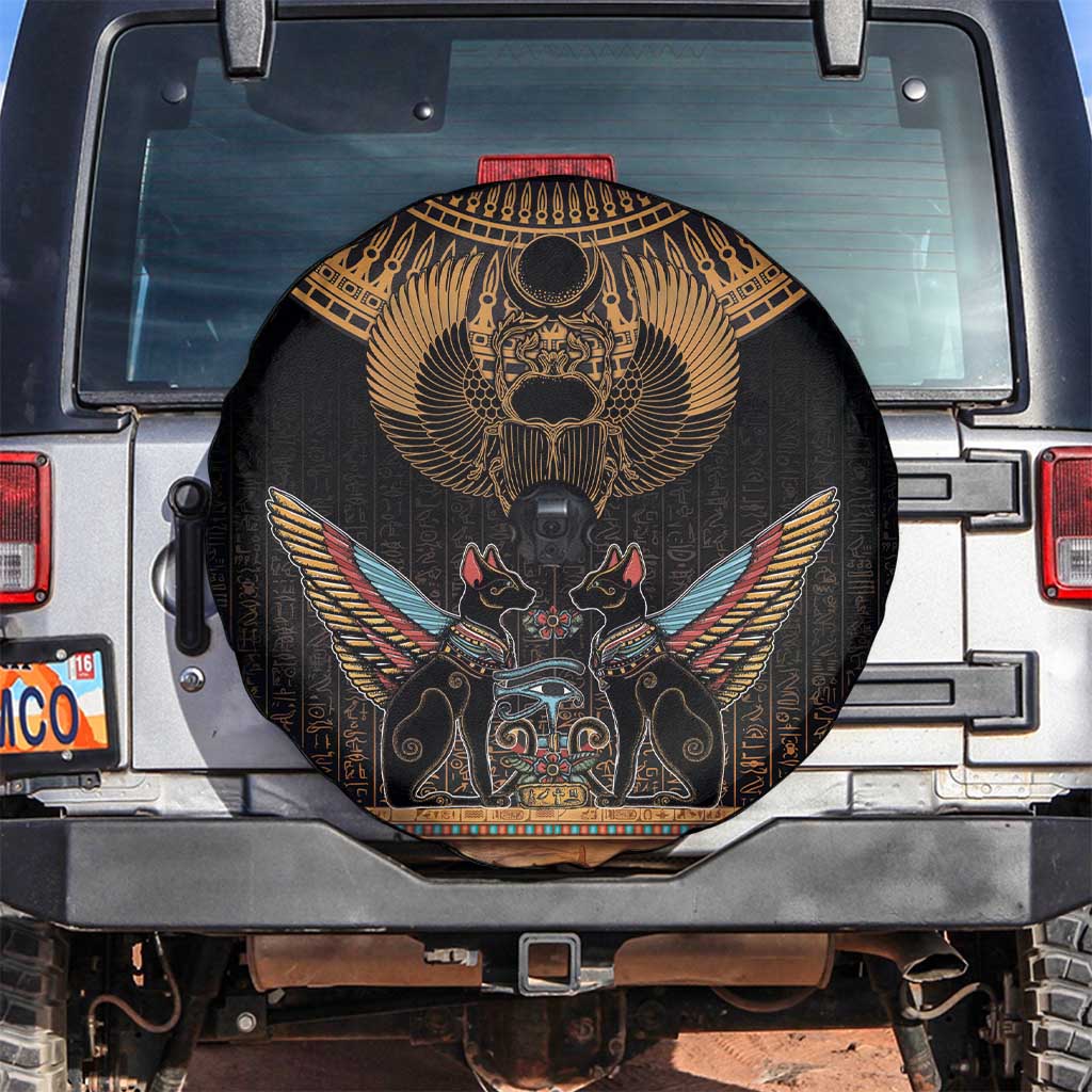 The Scarab Beetle Spare Tire Cover Egyptian Hieroglyphs Alphabet