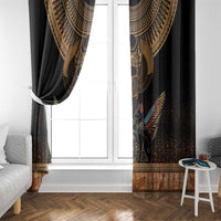 The Scarab Beetle Window Curtain Egyptian Hieroglyphs Alphabet
