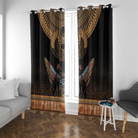 The Scarab Beetle Window Curtain Egyptian Hieroglyphs Alphabet