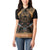 The Scarab Beetle Women Polo Shirt Egyptian Hieroglyphs Alphabet