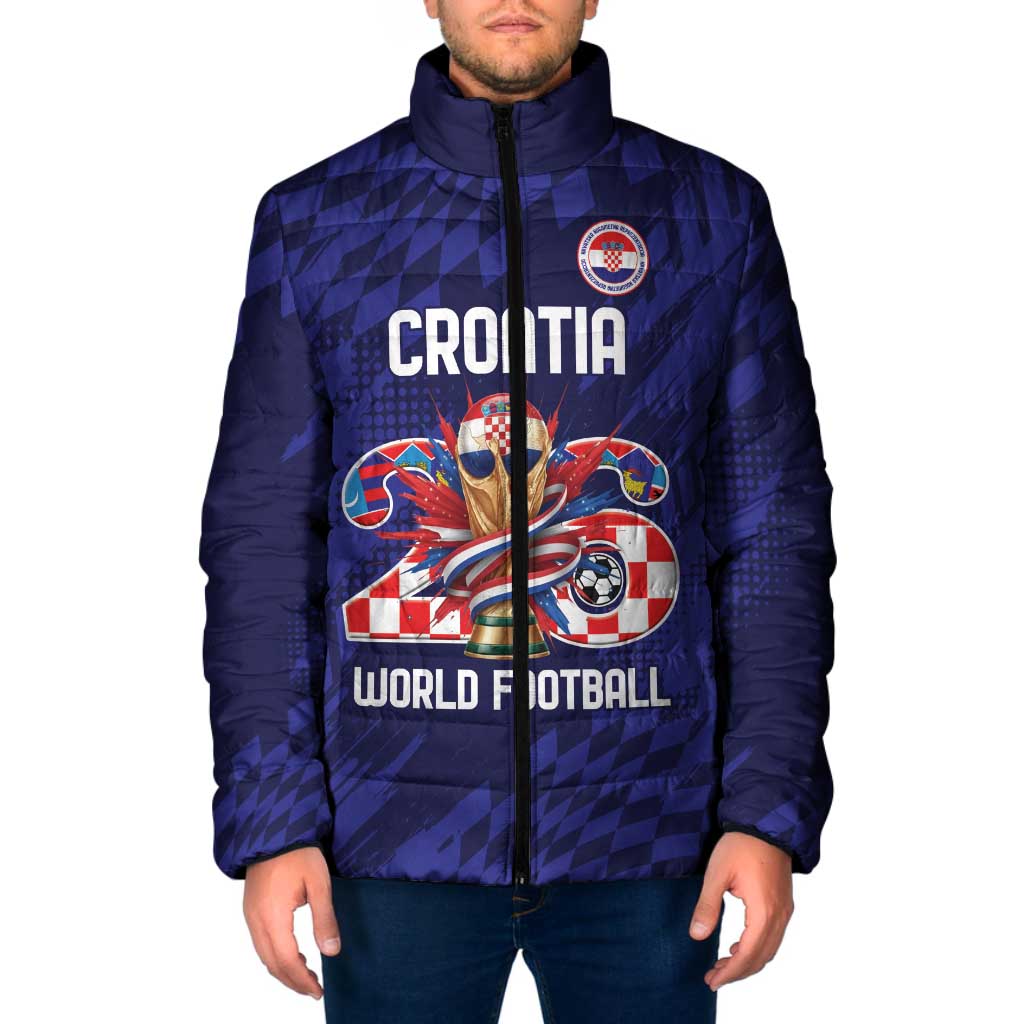 World Football Croatia 2026 Personalized Padded Jacket Mala Zemlja Veliki Snovi