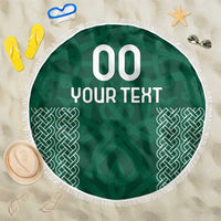 Custom Ireland Rugby Beach Blanket Come On Shamrock
