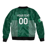 Custom Ireland Rugby Bomber Jacket Come On Shamrock