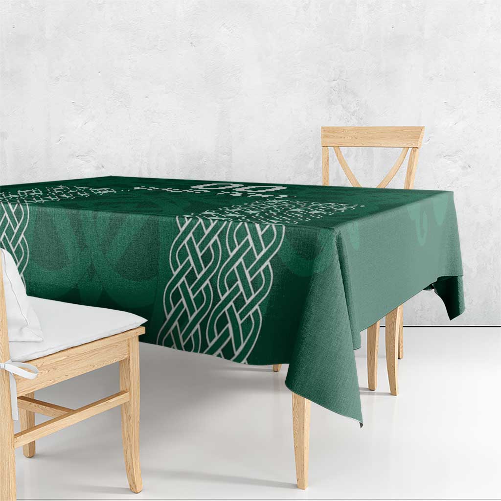 Custom Ireland Rugby Tablecloth Come On Shamrock