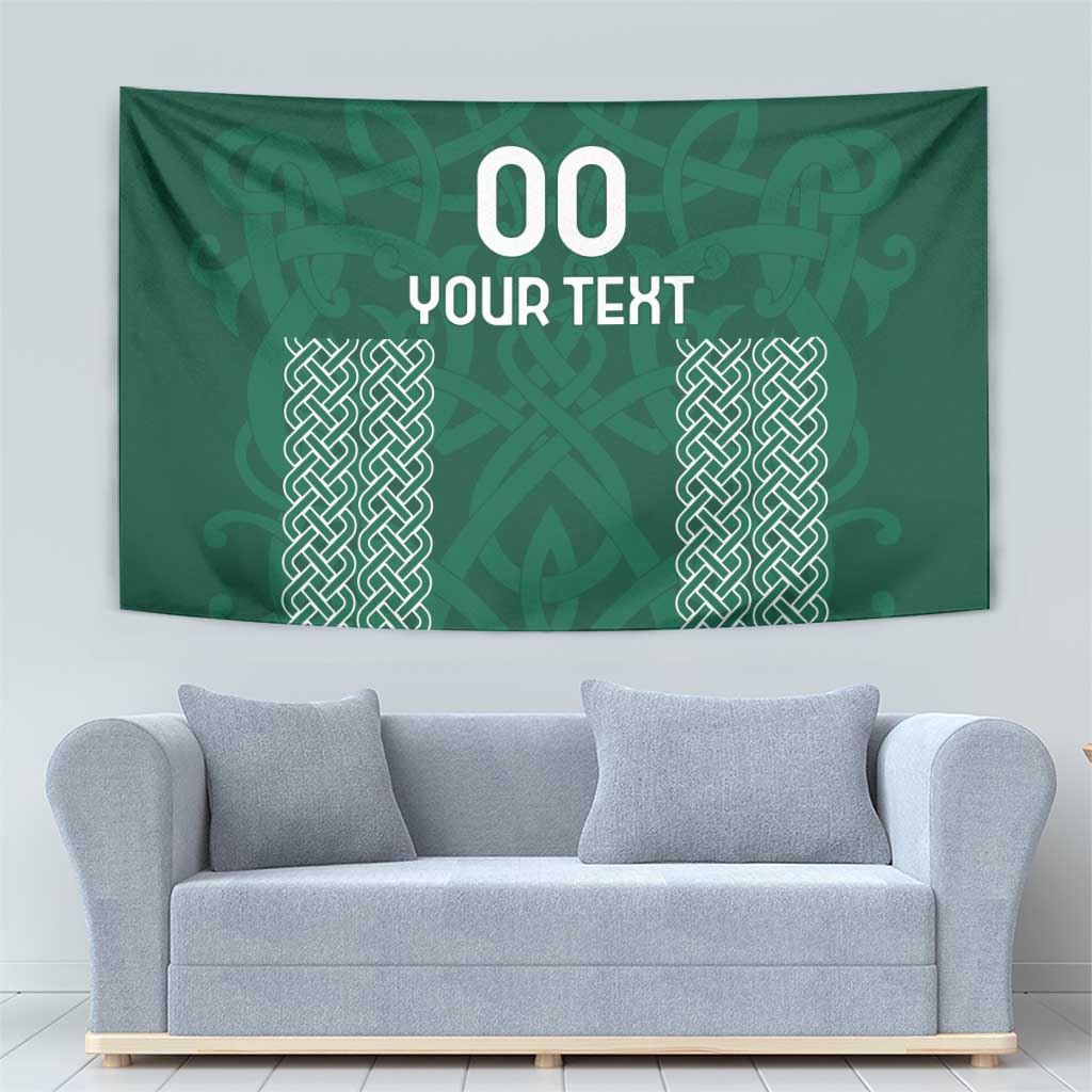 Custom Ireland Rugby Tapestry Come On Shamrock