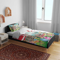 Happy Easter Austria Bedding Set Easter Eggs With St. Stephen's Cathedral