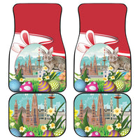 Happy Easter Austria Car Mats Easter Eggs With St. Stephen's Cathedral