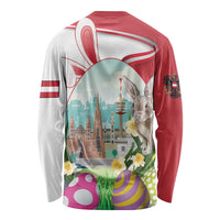 Happy Easter Austria Long Sleeve Shirt Easter Eggs With St. Stephen's Cathedral