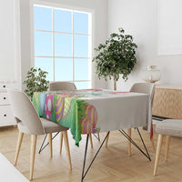 Happy Easter Austria Tablecloth Easter Eggs With St. Stephen's Cathedral