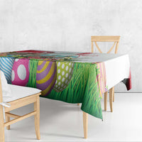 Happy Easter Austria Tablecloth Easter Eggs With St. Stephen's Cathedral